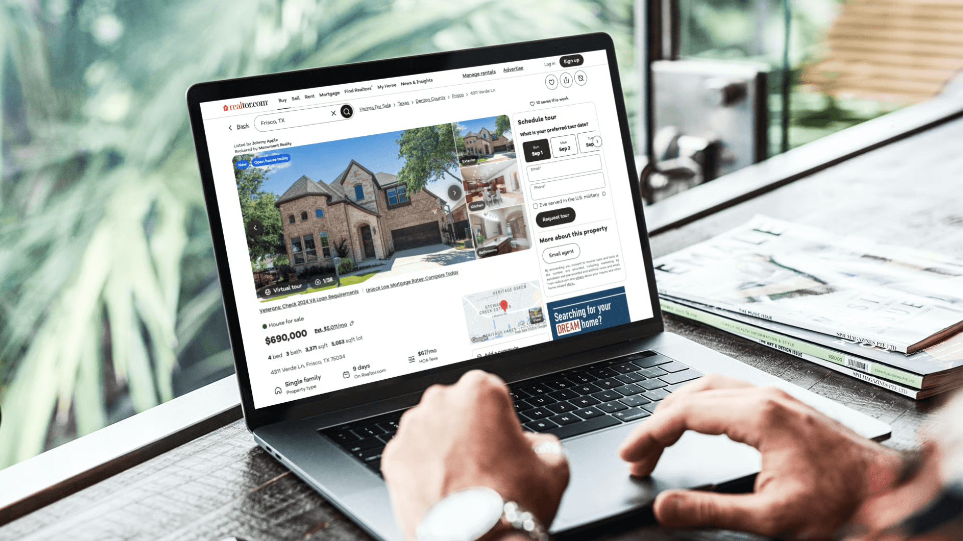 Real Estate CRM Automation Diagram